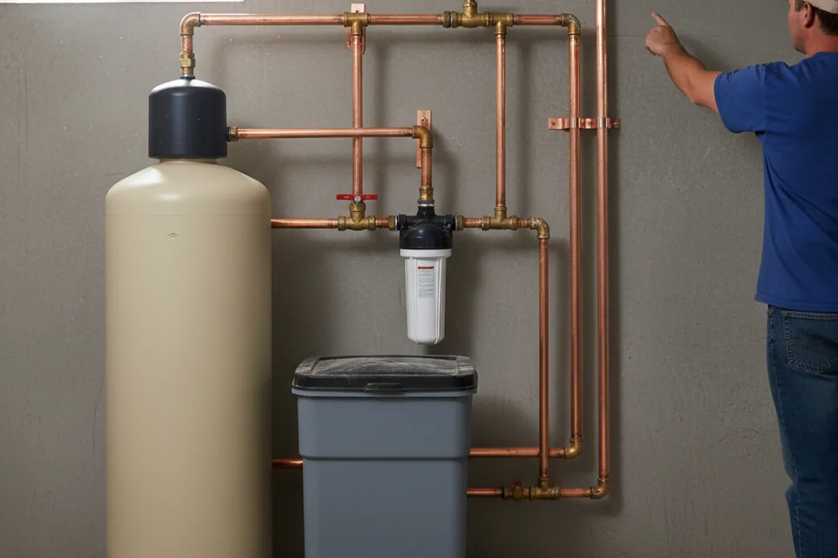 Whole-house water treatment system installed in Deming